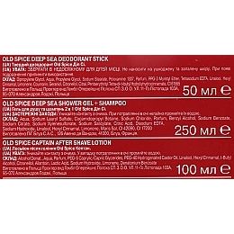 Old Spice Deep Sea Men's Grooming Gift Set with Deodorant, Shower Gel, Aftershave