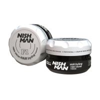 NISHMAN Hair Styling Fibre Cream Pomade F1 Strong Matt Hold 100ml