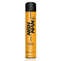 Nishman 400ml Hair Spray: Ultra & Extra Strong Hold for Style