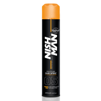 Nishman 400ml Hair Spray: Ultra & Extra Strong Hold for Style