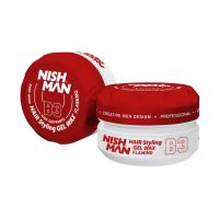 Nishman Aqua Gel Hair Wax 150ml for Strong Hold, Natural Shine