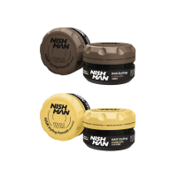 Nishman Hair Styling Wax: Strong Hold, High Shine, Moisturizing Hair Pomade 100ml