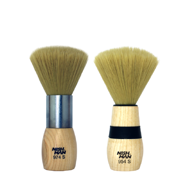 Professional Barber Neck Duster Brush – Soft Bristles for Clean Haircuts