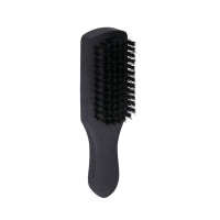 LV3 Professional Barber Club Brush: Soft Bristles, Ergonomic Wood Handle