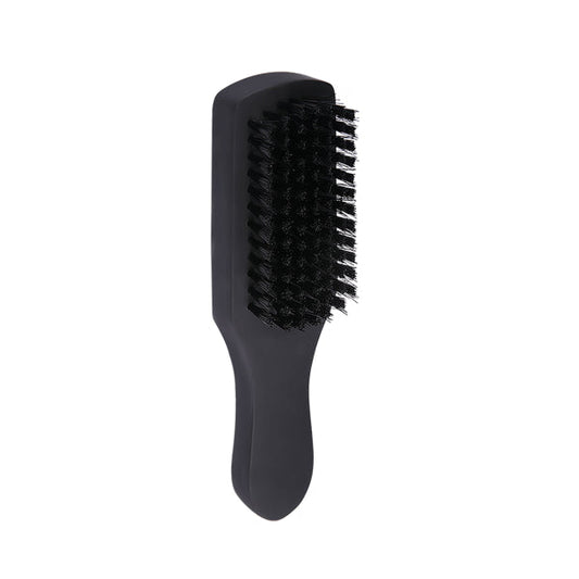 LV3 Professional Barber Club Brush: Soft Bristles, Ergonomic Wood Handle