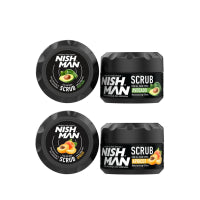 Nishman Exfoliating Facial Scrub 300ml for Smooth, Youthful Skin