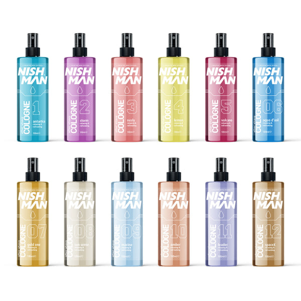 Nishman 100ml After Shave Cologne: Soothing, Refreshing, Long-Lasting Fragrance for Men