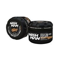 NISHMAN Rejuvenating Scalp & Face Clay Mask - 450g Deep Pore Cleansing