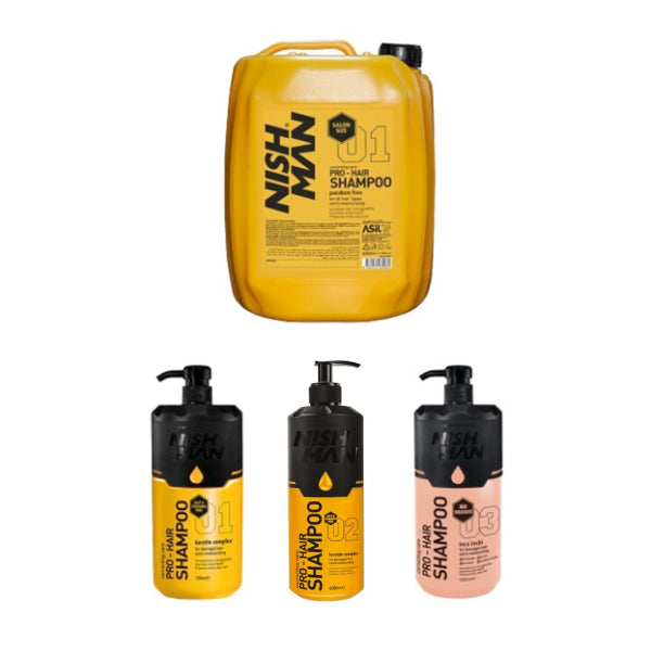 NISHMAN Professional Keratin-Infused Daily Hair Shampoo - Sulfate & Paraben Free