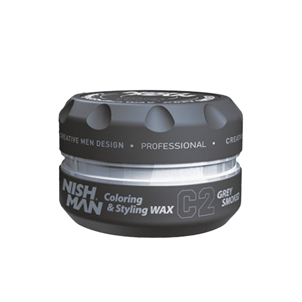 Nishman Professional Instant Hair Coloring Styling Wax 100ml - Temporary Dye