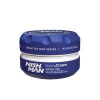 NISHMAN Hair Styling Cream 150ml Natural Look Pliable Medium Hold