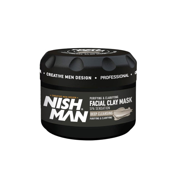 NISHMAN Professional Deep Cleansing Face Clay Mask 450gr - Purify & Revitalize