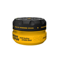 NISHMAN Aqua Spider Hair Wax 150ml - Strong Hold, Web Effect, All-Day Style