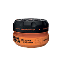 NISHMAN Aqua Spider Hair Wax 150ml - Strong Hold, Web Effect, All-Day Style