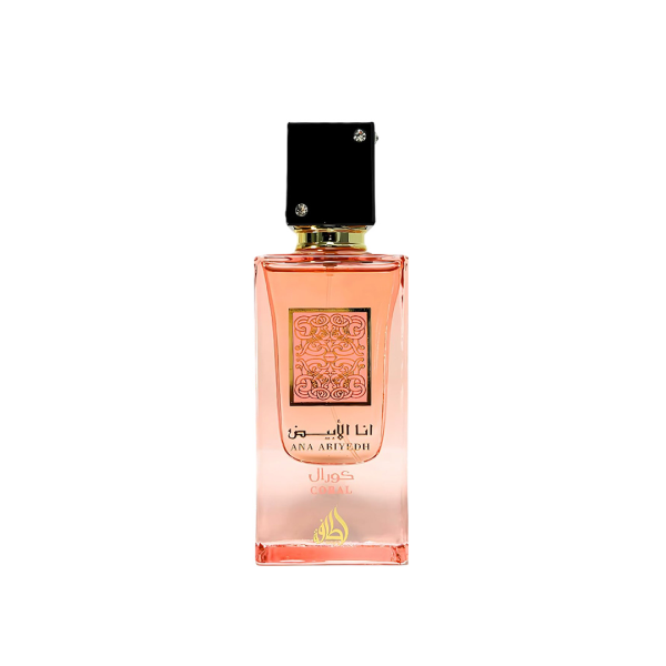 Lattafa Ana Abiyedh Coral Strålande Eau de Parfum med Fruktiga och Blommiga Noter
