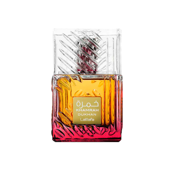 Lattafa Khamrah Dukhan EDP Rökig Gourmand Unisex Parfym 100ml Intensiv Lyxig Doft