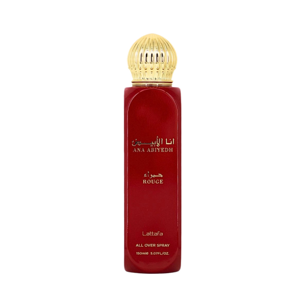 Lattafa Ana Abiyedh Rouge All Over Spray: Lyxig Strålande Doft för Hud & Kläder