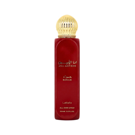 Lattafa Ana Abiyedh Rouge All Over Spray: Lyxig Strålande Doft för Hud & Kläder
