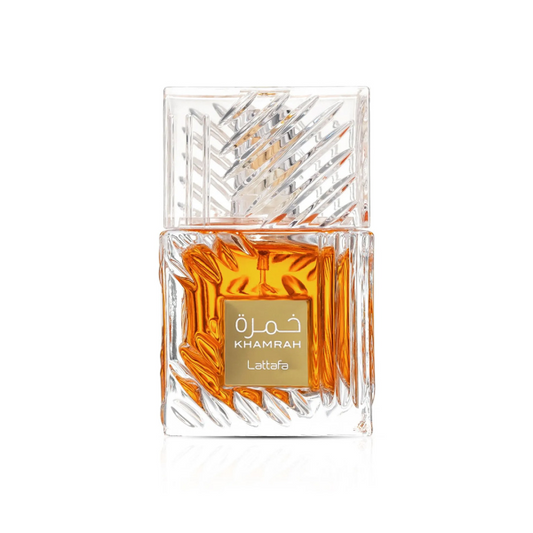 Lattafa Khamrah Lyxig Gourmand Eau de Parfum 100ml – Kryddig Sötma Träig Unisex Doft