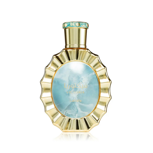 Lattafa Victoria Förförisk Eau de Parfum för Kvinnor, Citron Gourmand Vanilj Neroli Doft 3.4 Fl Oz