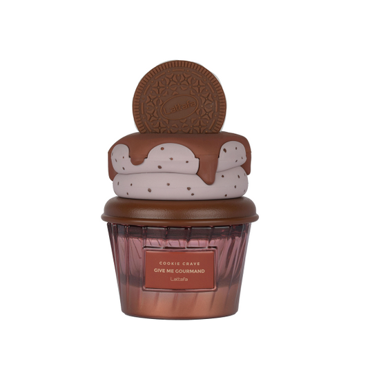 Lattafa Cookie Crave Gourmand Eau de Parfum, Långvarig Söt Kakdoft med Vanilj, 75ml