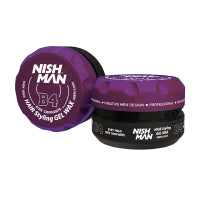 Nishman Aqua Gel Hair Wax 150ml for Strong Hold, Natural Shine