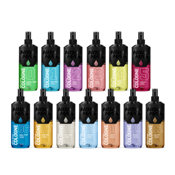 Nishman After Shave Cologne 150ml for Men - Refreshing Post-Shave Scent