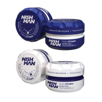 NISHMAN Hair Styling Cream 150ml Natural Look Pliable Medium Hold