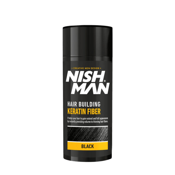 Nishman Hair Building Keratin Fibers for Thicker, Fuller, Natural-Looking Hair