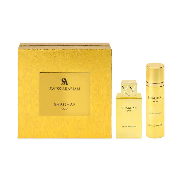 Shaghaf Oud + Body Spray Giftset