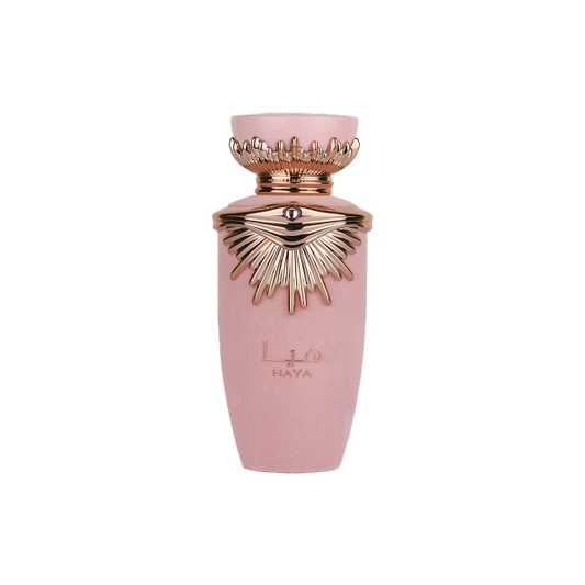 Lattafa Haya Strålande Elegant Eau de Parfum för Kvinnor, Fruktig Blommig Doft, 100ml