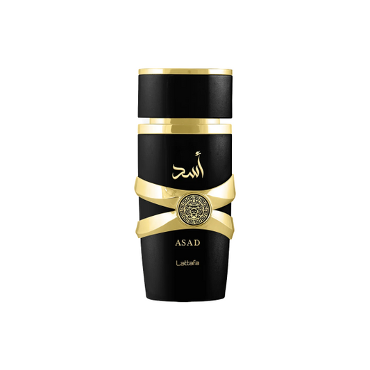 Lattafa Asad 100ml EDP Mörk, Sofistikerad Unisex Doft med Kryddiga Toner
