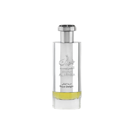 Lattafa Khaltaat Al Arabia Royal Delight 100ml EDP: Kunglig Doftupplevelse med Fruktiga och Träiga Toner