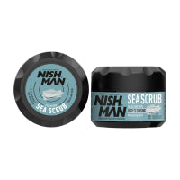 NISHMAN Men's Deep Cleansing Exfoliating Facial Sea Scrub 10.1 fl oz