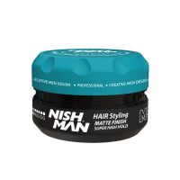 Nishman Professional Matte Series Hair Styling Wax for High Hold & Volume