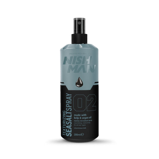 NISHMAN Texturizing Sea Salt Hair Spray for Volume & Matte Finish