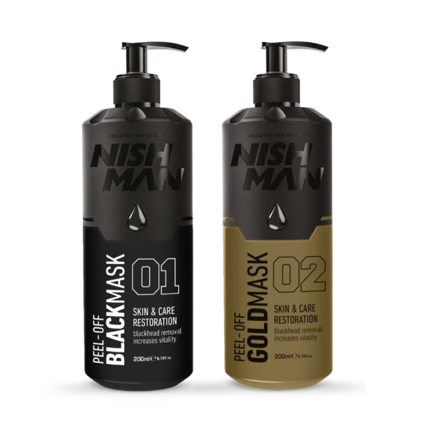 NISHMAN Deep Cleansing Peel-Off Mask 200ml for Unclogged Pores & Blackheads