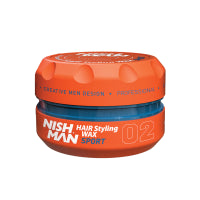 NISHMAN 150ml Professional Hair Styling Wax: Ultimate Shine, Strong Hold, Versatile