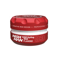 NISHMAN 150ml Professional Hair Styling Wax: Ultimate Shine, Strong Hold, Versatile