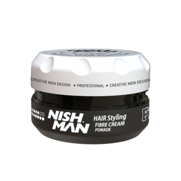 NISHMAN Hair Styling Fibre Cream Pomade F1 Strong Matt Hold 100ml