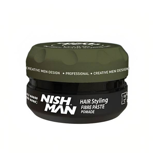 Nishman F2 Strong Hold Hair Styling Fibre Paste Pomade for Textured Looks