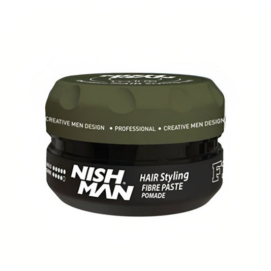 Nishman F2 Strong Hold Hair Styling Fibre Paste Pomade for Textured Looks