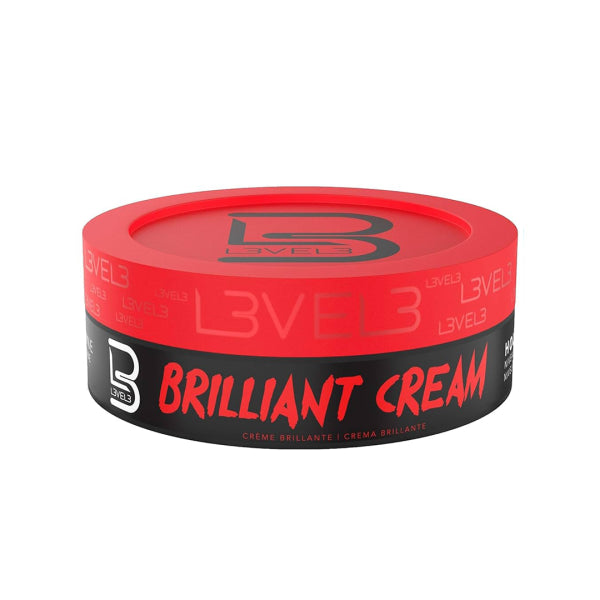 LV3 Brilliant Cream: Sleek Shine, Flexible Hold, Hydrating Hair Styling Cream