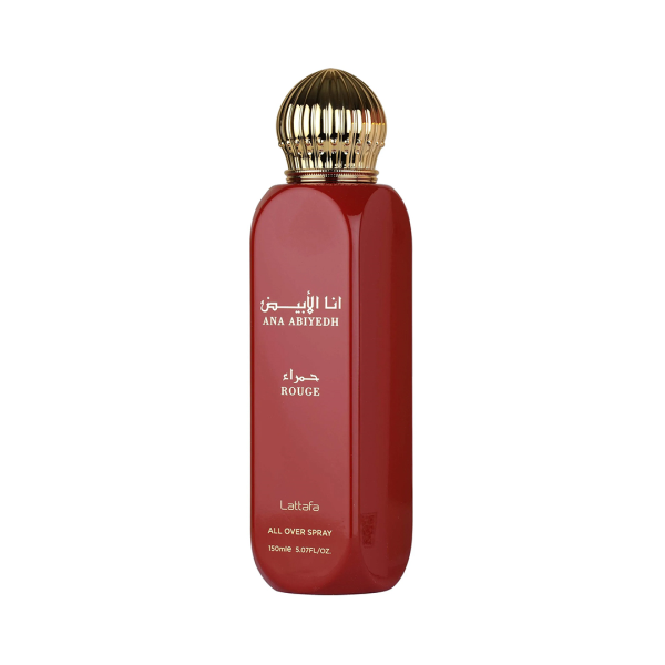 Lattafa Ana Abiyedh Rouge All Over Spray: Lyxig Strålande Doft för Hud & Kläder