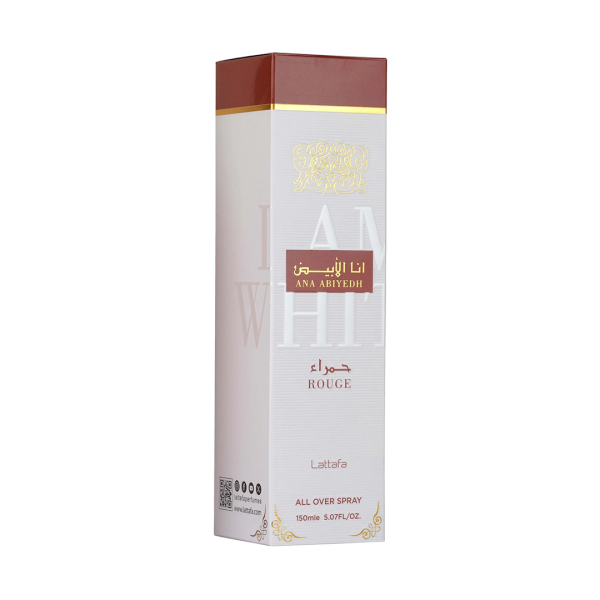 Lattafa Ana Abiyedh Rouge All Over Spray: Lyxig Strålande Doft för Hud & Kläder
