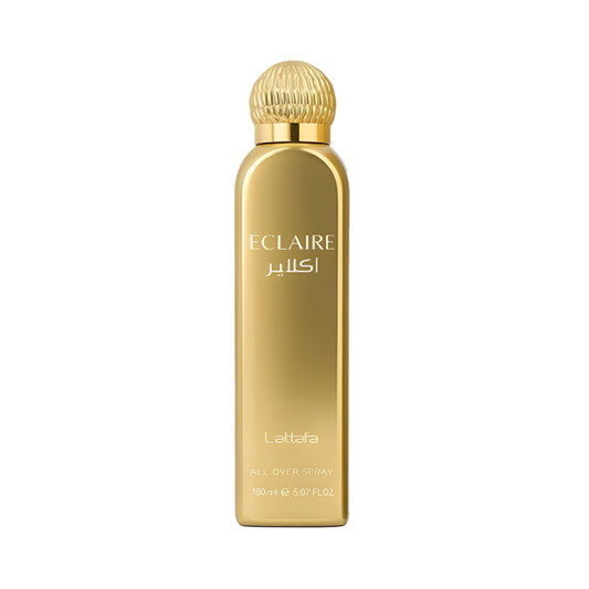 Lattafa Eclaire Ljus All Over Spray 150ml EDP: Karamell, Vanilj, Mysk