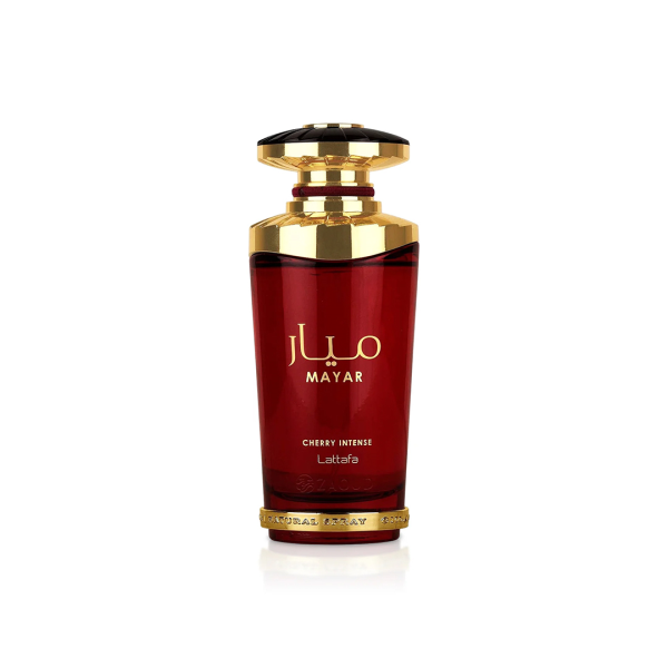 Lattafa Mayar Cherry Intense EDP: Förtrollande Körsbärsdoft med Krämiga Träslag & Sötma