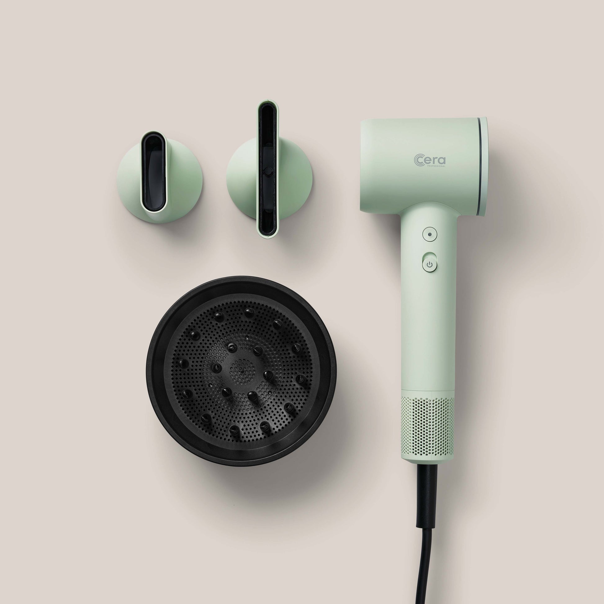 Cera PRO BLDC Pastel Green Hair Dryer: Powerful, Lightweight, Auto-Clean