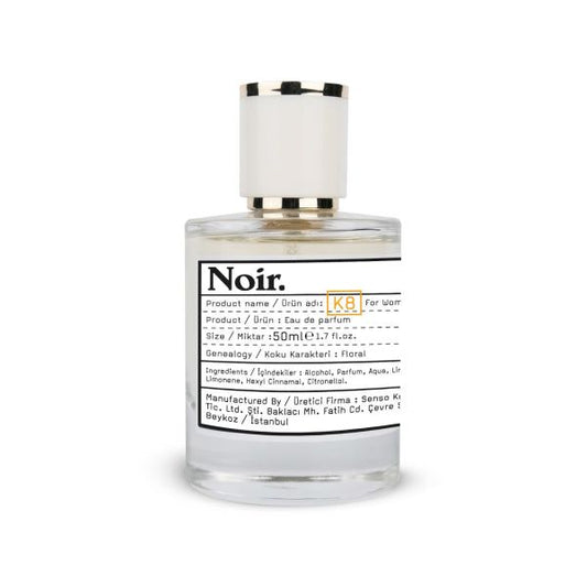 NOIR PERFUME 50 ML K8 BOXED
