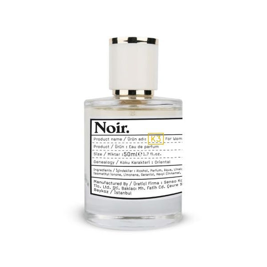 NOIR PERFUME 50 ML K3 BOXED